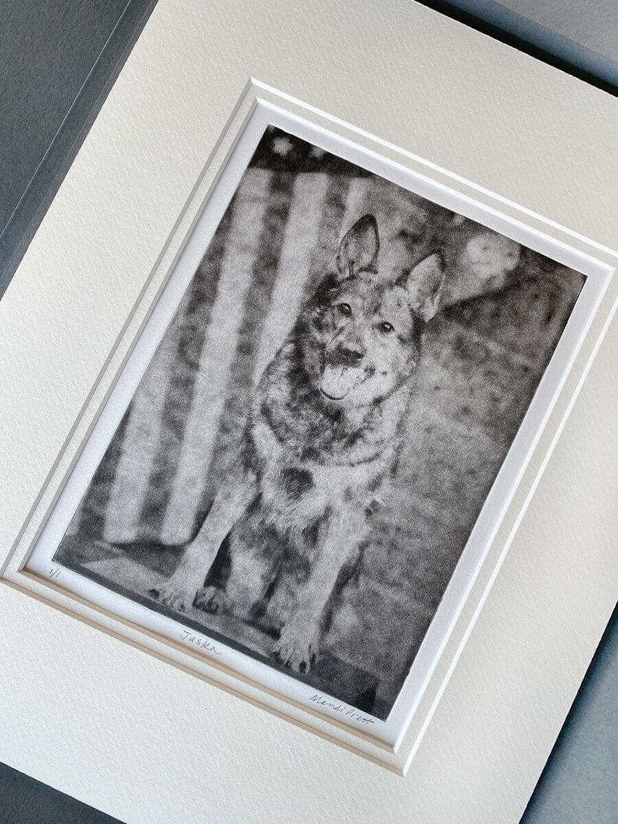 Dog_Portrait_Gift_Jaska_Matted_Art