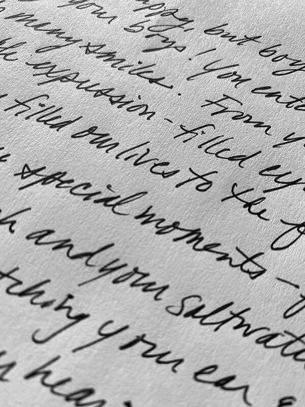 handwriting a pet memorial poem